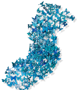 Passing with flying colors - 94 x 198 x 13 cm |- Sculpture en métal découpé au laser